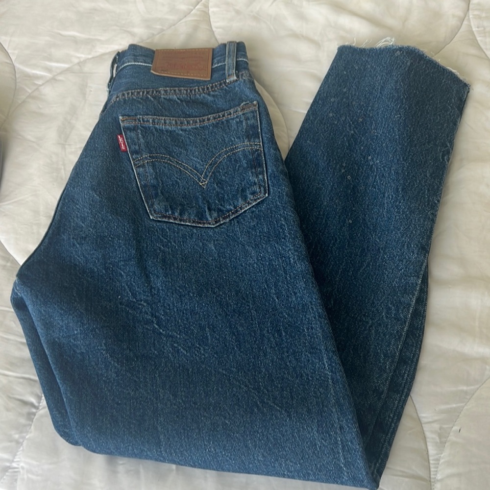 Levi's Dark Blue Straight-Leg Jeans